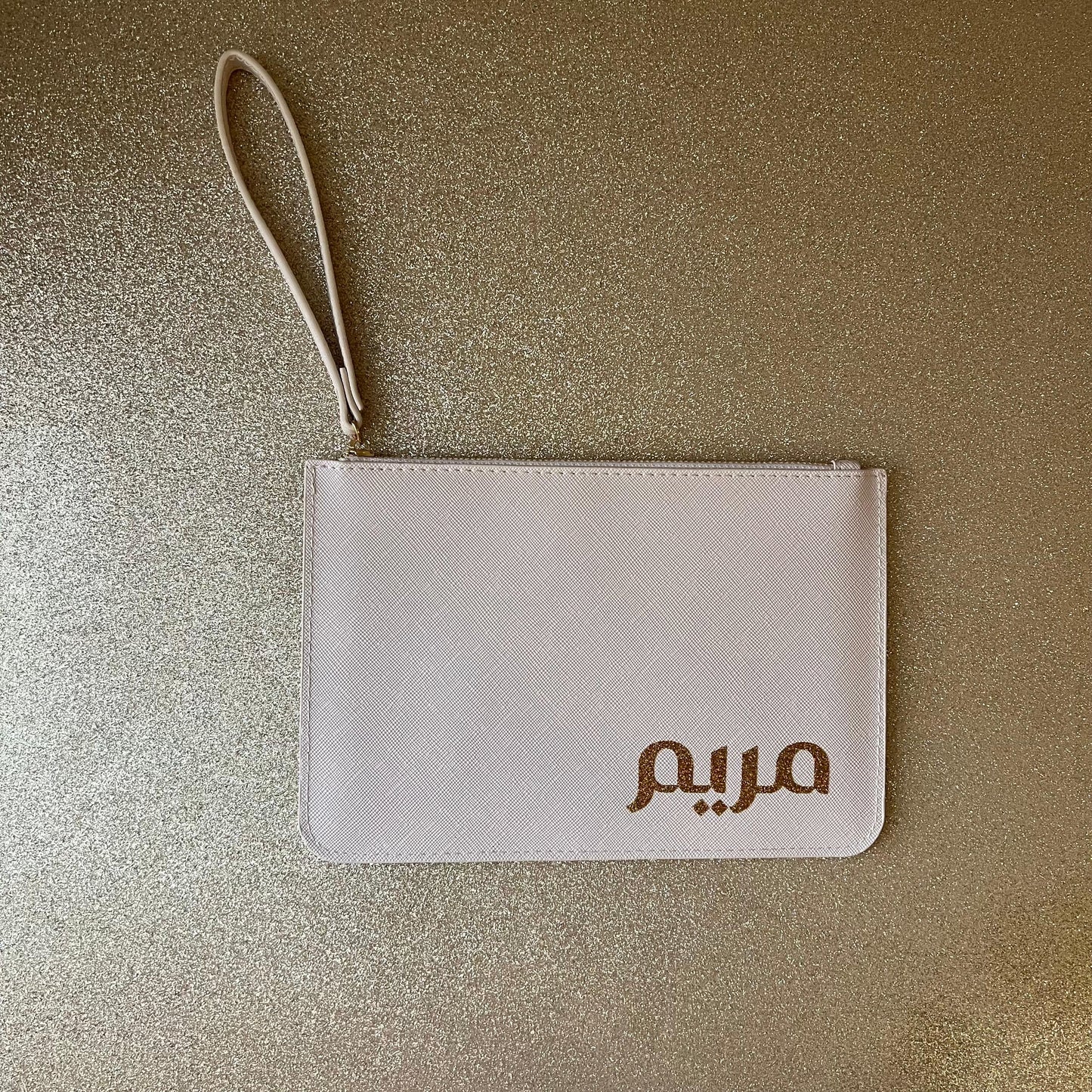 Leather wrist bag محفظة & شنطة الجلد الأنيقة