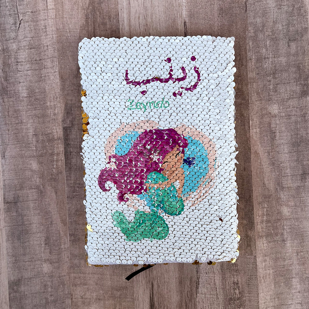دفتر ملاحظات الجليتر للمدرسة