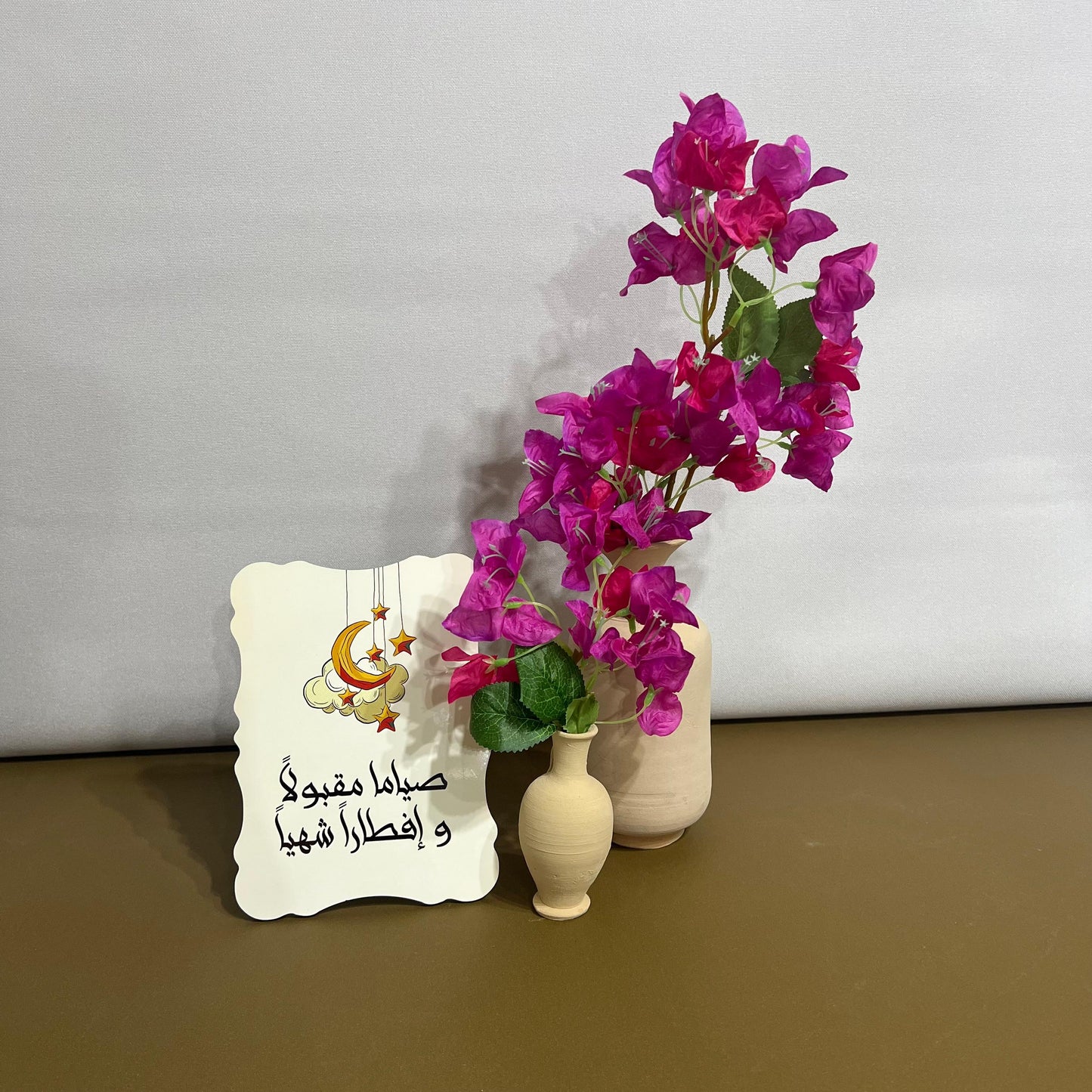 ستاند استقبال رمضان مع الجارات و الورد