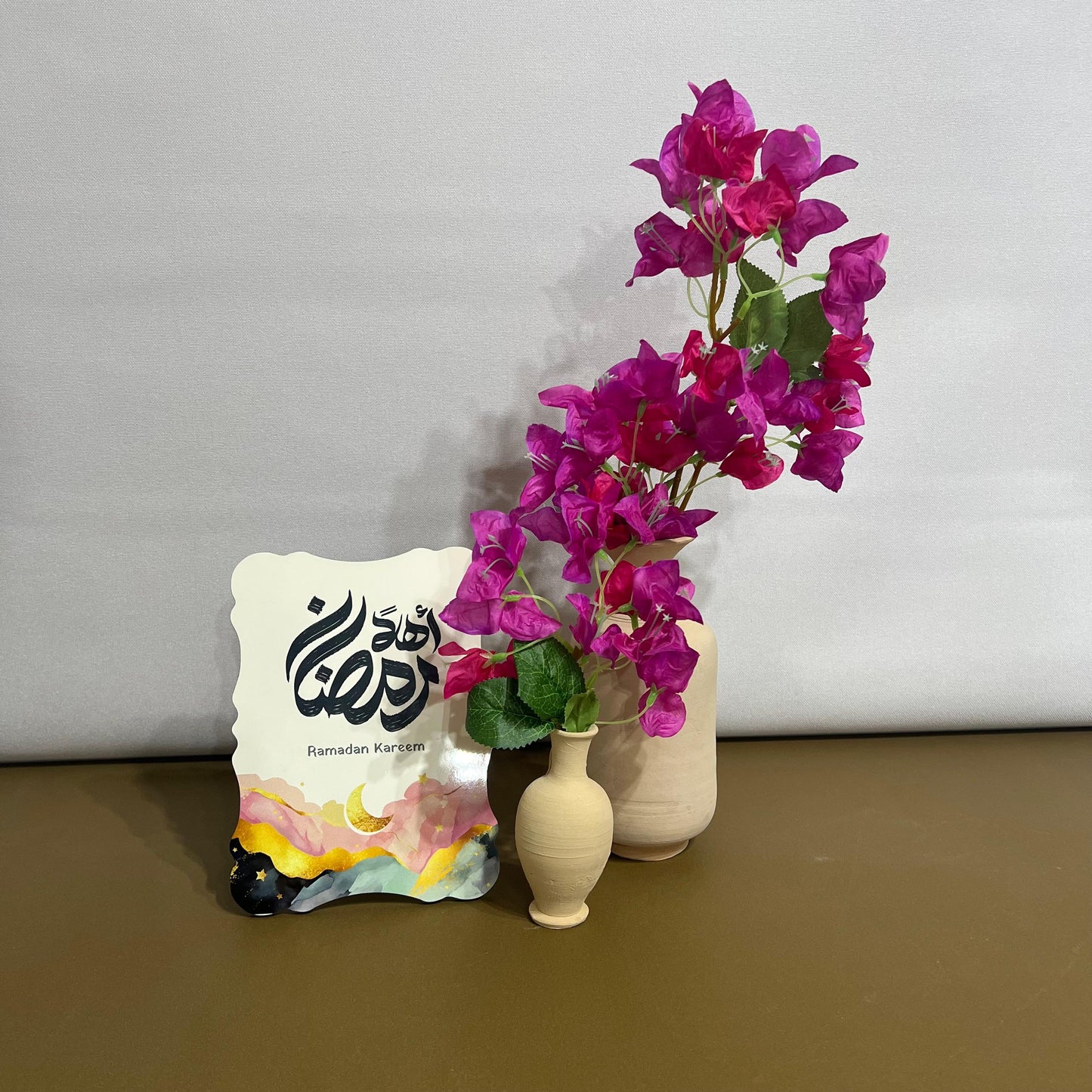ستاند استقبال رمضان مع الجارات و الورد