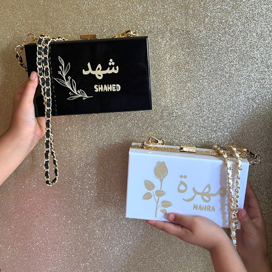 شنطة العيد الاكريلك - متوفرة بعده ألوان