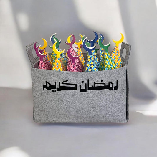 توزيعات رمضان  - بكسات ورقية