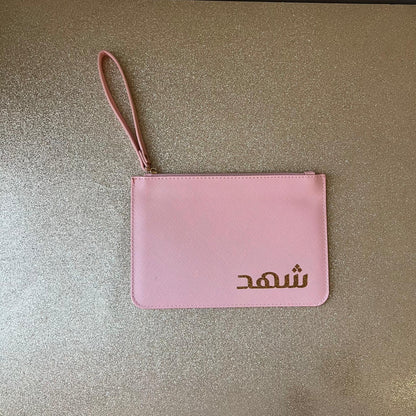 Leather wrist bag محفظة & شنطة الجلد الأنيقة