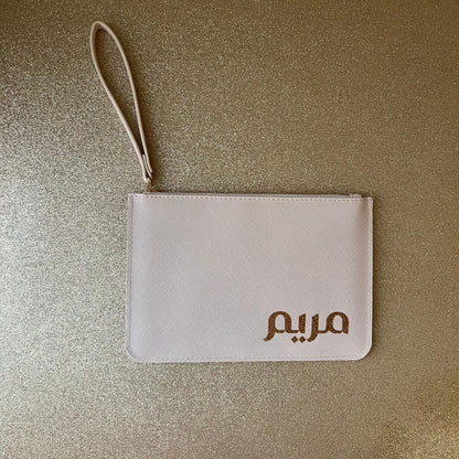 Leather wrist bag محفظة & شنطة الجلد الأنيقة